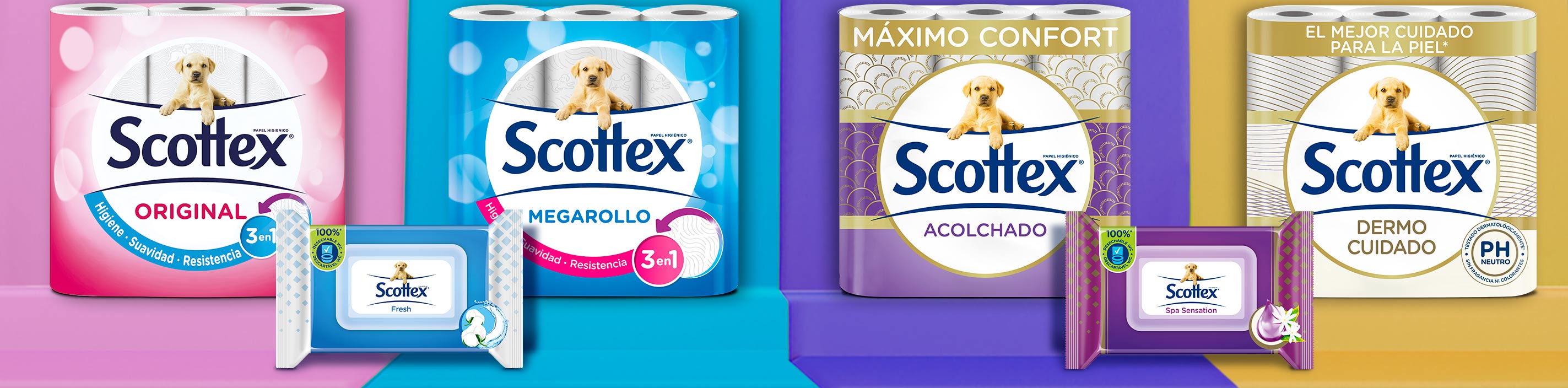 Chollo! 24 rollos papel higiénico Scottex original 7.49€.